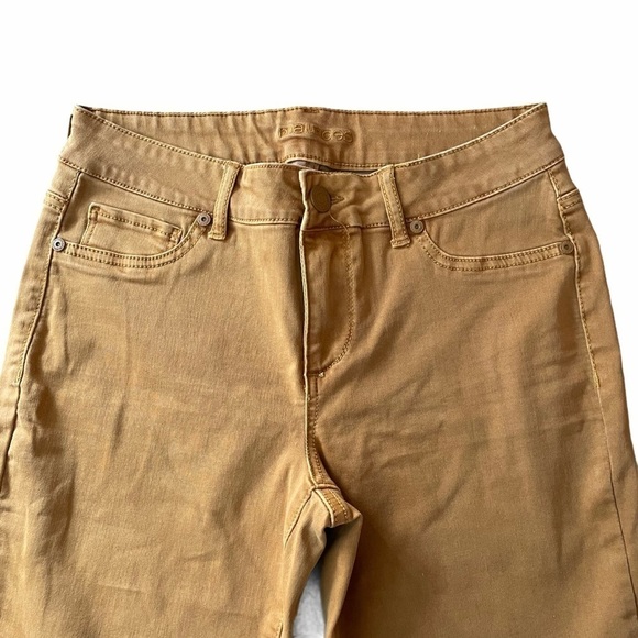 Maurices burnt dark yellow denim jeans crop  ankles - Picture 5 of 8